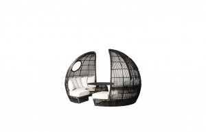 Artie Garden Outdoor Sun Lounge Rattan Modern Unique Woven Garden Furniture Daybed For Contract Project
