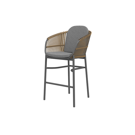 Bari Bar Stool Peapod Wicker