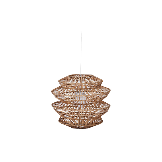 golden spiral pendant lamp-L