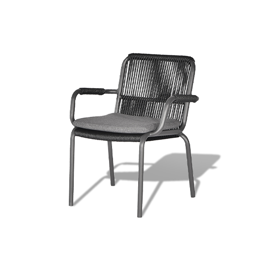 Maui dinning chair charcoal